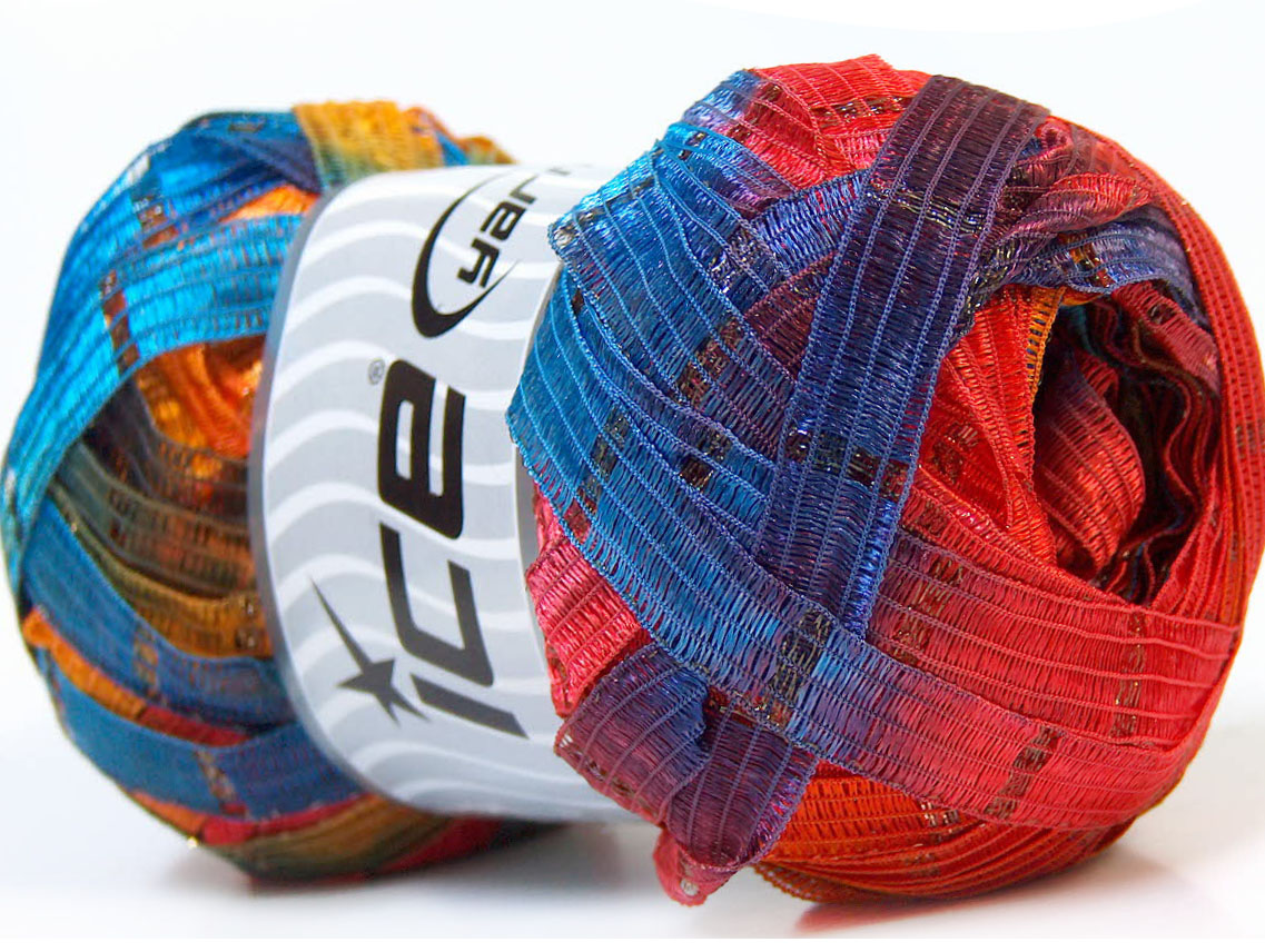 Samos Ribbon Rainbow at Yarn Paradise