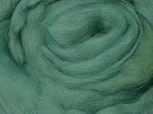 50gr-1.8m (1.76oz-1.97yards) 100% Wool felt Fiber Content 100% Wool, Mint Green, Brand Ice Yarns, acs-1422