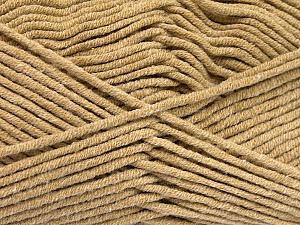 Fiber Content 55% Cotton, 45% Acrylic, Light Brown, Brand Ice Yarns, Yarn Thickness 4 Medium Worsted, Afghan, Aran, fnt2-51430