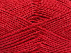 Fiber Content 55% Cotton, 45% Acrylic, Red, Brand Ice Yarns, Yarn Thickness 4 Medium Worsted, Afghan, Aran, fnt2-52133