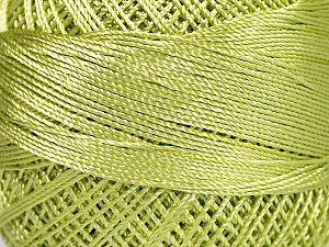 Fiber Content 100% Micro Fiber, Brand YarnArt, Light Green, Yarn Thickness 0 Lace Fingering Crochet Thread, fnt2-52264 
