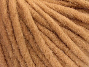 Contenido de fibra 100% Lana australiana, Brand Ice Yarns, Cafe Latte, Yarn Thickness 6 SuperBulky Bulky, Roving, fnt2-52941 