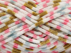 Fiber Content 100% Micro Fiber, White, Pink, Olive Green, Brand ICE, Blue, Yarn Thickness 4 Medium Worsted, Afghan, Aran, fnt2-53130