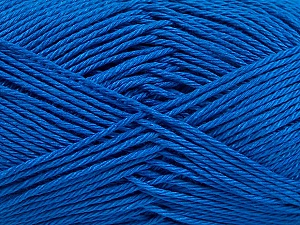 Contenido de fibra 100% Mercerizado del algodón, Brand Ice Yarns, Dark Blue, Yarn Thickness 2 Fine Sport, Baby, fnt2-53792