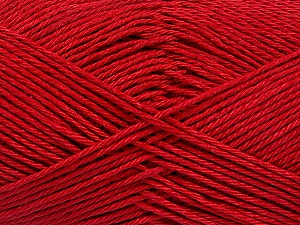 Contenido de fibra 100% Mercerizado del algodón, Brand Ice Yarns, Dark Red, Yarn Thickness 2 Fine Sport, Baby, fnt2-53797