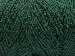Items made with this yarn are machine washable & dryable. Composition 100% Dralon Acrylic, Brand Ice Yarns, Dark Green, Yarn Thickness 4 Medium Worsted, Afghan, Aran, fnt2-55826 