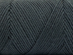 Fiber Content 50% Acrylic, 50% Wool, Brand Ice Yarns, Dark Grey, Yarn Thickness 3 Light DK, Light, Worsted, fnt2-56426