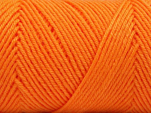 Fiber Content 50% Wool, 50% Acrylic, Orange, Brand Ice Yarns, Yarn Thickness 3 Light DK, Light, Worsted, fnt2-56438