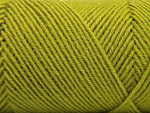 Fiber Content 50% Wool, 50% Acrylic, Brand Ice Yarns, Green, Yarn Thickness 3 Light DK, Light, Worsted, fnt2-57175
