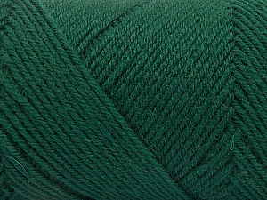 Fiber Content 50% Wool, 50% Acrylic, Brand Ice Yarns, Dark Green, Yarn Thickness 3 Light DK, Light, Worsted, fnt2-57176