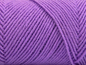 Fiber Content 50% Wool, 50% Acrylic, Lilac, Brand Ice Yarns, Yarn Thickness 3 Light DK, Light, Worsted, fnt2-57177