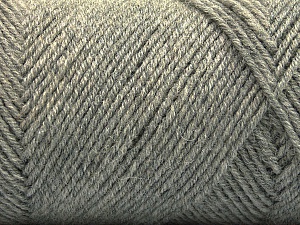 Fiber Content 50% Wool, 50% Acrylic, Brand Ice Yarns, Grey, Yarn Thickness 3 Light DK, Light, Worsted, fnt2-57345