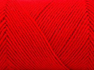 Fiber Content 50% Acrylic, 50% Wool, Red, Brand Ice Yarns, Yarn Thickness 3 Light DK, Light, Worsted, fnt2-57736