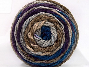Ice Yarns Cakes Blues Purple Shades Brown Shades — Curios & Crafts Co