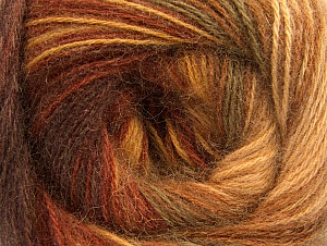 Composition 60% Acrylique, 20% Laine, 20% Angora, Brand Ice Yarns, Brown Shades, Yarn Thickness 2 Fine Sport, Baby, fnt2-59747