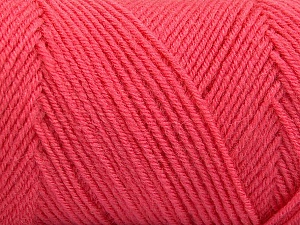 Fiber Content 50% Acrylic, 50% Wool, Salmon, Brand Ice Yarns, Yarn Thickness 3 Light DK, Light, Worsted, fnt2-59956