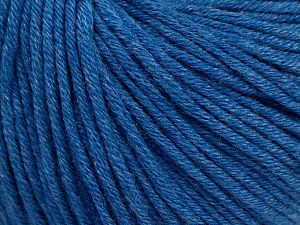 Fiber Content 50% Cotton, 50% Acrylic, Jeans Blue, Brand Ice Yarns, Yarn Thickness 3 Light DK, Light, Worsted, fnt2-62745