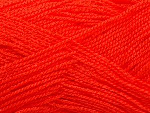 Contenido de fibra 100% AcrÃ­lico, Neon Orange, Brand Ice Yarns, Yarn Thickness 1 SuperFine Sock, Fingering, Baby, fnt2-63092 