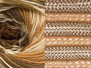 Fiber Content 70% Acrylic, 30% Wool, Light Brown, Brand Ice Yarns, Cream, Camel, Yarn Thickness 3 Light DK, Light, Worsted, fnt2-63206