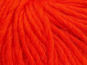 Fiber Content 100% Wool, Orange, Brand Ice Yarns, Yarn Thickness 5 Bulky Chunky, Craft, Rug, fnt2-63345