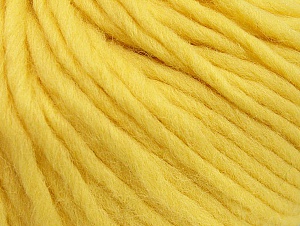 Fiber Content 100% Wool, Light Yellow, Brand Ice Yarns, Yarn Thickness 5 Bulky Chunky, Craft, Rug, fnt2-63347