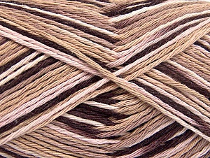 Fiber Content 100% Cotton, Maroon, Light Pink, Brand Ice Yarns, Beige, Yarn Thickness 3 Light DK, Light, Worsted, fnt2-64034