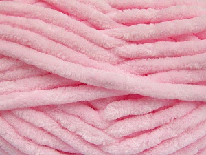 Fiber Content 100% Micro Fiber, Brand Ice Yarns, Baby Pink, Yarn Thickness 6 SuperBulky Bulky, Roving, fnt2-64526
