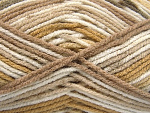 Fiber Content 100% Acrylic, White, Brand Ice Yarns, Brown Shades, Yarn Thickness 4 Medium Worsted, Afghan, Aran, fnt2-65050