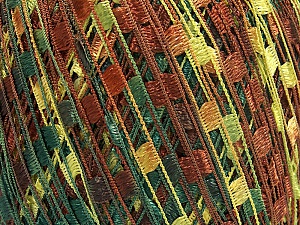 Trellis Contenido de fibra 100% PoliÃ©ster, Brand Ice Yarns, Green Shades, Brown Shades, Yarn Thickness 5 Bulky Chunky, Craft, Rug, fnt2-65065 