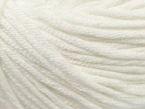 Fiber Content 50% Acrylic, 50% Cotton, White, Brand Ice Yarns, Yarn Thickness 3 Light DK, Light, Worsted, fnt2-67144