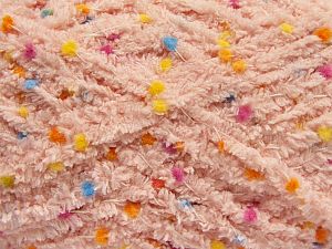 Composition 85% Micro fibre, 15% Polyamide, Powder Pink, Brand Ice Yarns, Yarn Thickness 5 Bulky Chunky, Craft, Rug, fnt2-67497 