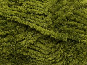 Vezelgehalte 100% Microvezel, Military Green, Brand Ice Yarns, Yarn Thickness 6 SuperBulky Bulky, Roving, fnt2-67506