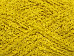 Composition 50% Coton, 50% Acrylique, Yellow, Brand Ice Yarns, fnt2-68427