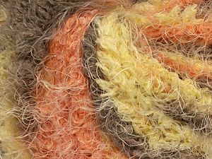 Fiber Content 100% Polyamide, Yellow, Orange, Brand Ice Yarns, Cream, Camel, fnt2-69621