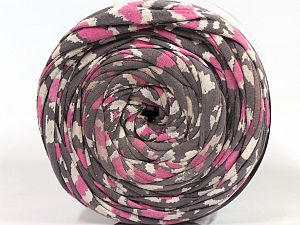 Make handbags,rugs,basket and cushion covers with this genius new-fashion yarn!<p>Since the yarn is made by upcycling fabrics, and because of the nature of the yarn; take the following notes into consideration. </p><ul><li>Fiber content information may vary. Information given about fiber content is approximate. </li><li>The yardage and weight information of the yarn is approximate. </li></ul> Contenido de fibra 95% AlgodÃ³n, 5% Elastan, White, Pink, Brand Ice Yarns, Grey, fnt2-69948 