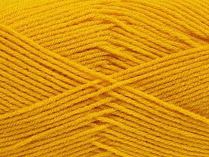Fiber Content 100% Acrylic, Brand Ice Yarns, Dark Yellow, fnt2-70016
