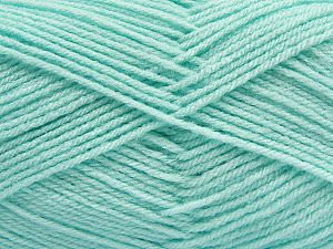 Fiber Content 100% Acrylic, Light Mint Green, Brand Ice Yarns, Yarn Thickness 3 Light DK, Light, Worsted, fnt2-70050