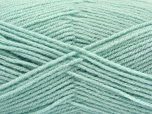Fiber Content 100% Acrylic, Mint Green, Brand Ice Yarns, Yarn Thickness 3 Light DK, Light, Worsted, fnt2-70051