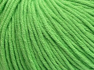 Fiber Content 50% Acrylic, 50% Cotton, Neon Green, Brand Ice Yarns, fnt2-70955
