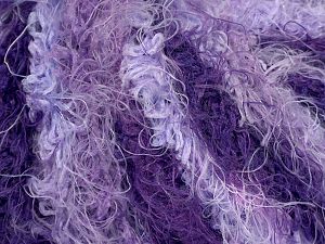 Composition 100% Polyamide, White, Purple, Lilac, Brand Ice Yarns, fnt2-71823 