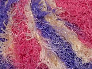 Composition 100% Polyamide, Yellow, Purple, Pink, Lilac, Brand Ice Yarns, fnt2-71824 