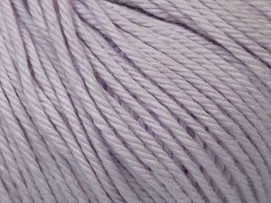 Baby cotton is a 100% premium giza cotton yarn exclusively made as a baby yarn. It is anti-bacterial and machine washable! Fiber Content 100% Giza Cotton, Light Lilac, Brand Ice Yarns, fnt2-72889