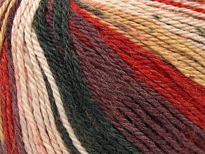 Fiber Content 40% Acrylic, 35% Wool, 25% Alpaca, Red, Lilac, Brand Ice Yarns, Gold, fnt2-73059