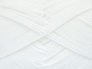 Fiber Content 100% Acrylic, White, Brand Ice Yarns, fnt2-73698