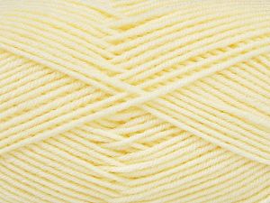 Fiber Content 75% Acrylic, 25% Wool, Light Yellow, Brand Ice Yarns, fnt2-73768