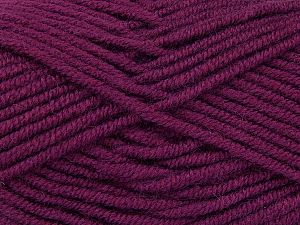Fiber Content 75% Acrylic, 25% Wool, Purple, Brand Ice Yarns, fnt2-73824