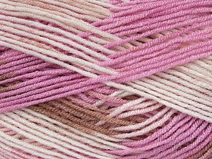 Items knitting with anti-pilling yarn are resilient against pilling and fuzz that can occur while using or washing. Since these are more durable as compare to other acrylic fibers, they wear down slower. They stay like they are at first day for a long time. Additionally, they carry less static electricity. Composition 100% Acrylique Anti-bouloches, White, Pink, Brand Ice Yarns, Camel, fnt2-73850