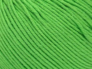 Vezelgehalte 50% Acryl, 50% Katoen, Light Green, Brand Ice Yarns, fnt2-73878 