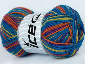 Zeppelin Blue Shades, Orange, White, Limited Edition Fall-Winter Yarns