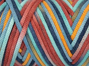 Please be advised that yarns are made of recycled cotton, and dye lot differences occur. Fiber Content 60% Polyamide, 40% Cotton, Mint Green, Brand Ice Yarns, Gold, Copper, Blue Shades, fnt2-74568